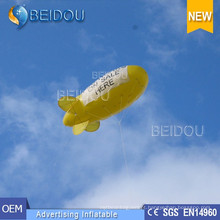 PVC iluminado Air Helium Balloon publicidade inflável RC Blimp Airship